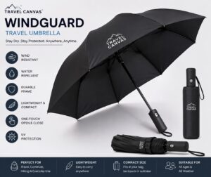 Travel Canvas WindGuard Umbrella